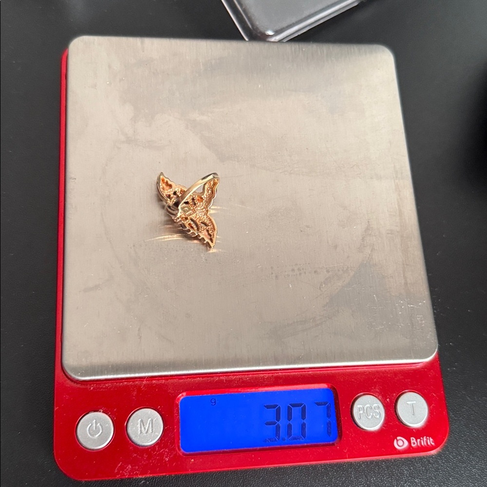 Rare Black Hills 10K Rose Gold Green Leaf Gold Ring In Original Vintage Box - Picture 10 of 10